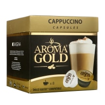 Kavos kapsulės AROMA GOLD CAPPUCCINO,186,4 g