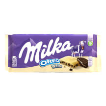 Baltasis šokoladas MILKA OREO WHITE, 100 g