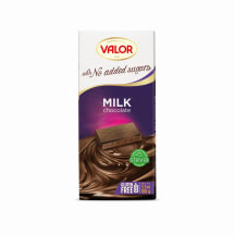 Pieniškas šokoladas su saldikliu VALOR, 100 g