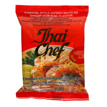 Krevečių skonio makaronai THAI CHEF, 60 g