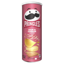 Čipsi Pringles ar šķiņķa un siera garšu 165g