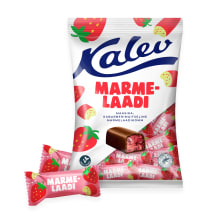 Maasika-rabarberimaitseline marmelaadikompvek, KALEV, 175 g