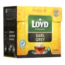 Juodoji arbata LOYD Earl Grey, 20x2g