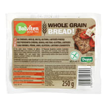 Viso grūdo dalių duona BALVITEN, 250 g