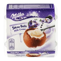Šokoladas MILKA SNOW BALLS, 112 g