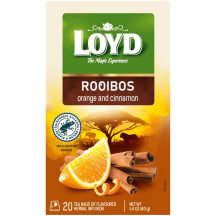 Tēja Loyd Rooibos apelsīna-kanēļa 10x2g