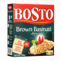 Rudieji BASMATI ryžiai BOSTO, 500 g