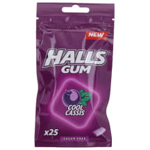 Kramtomoji guma HALLS COOL CASSIS, 36,5 g