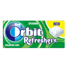 Närimiskumm Refreshers Spearmint Orbit 15,6g