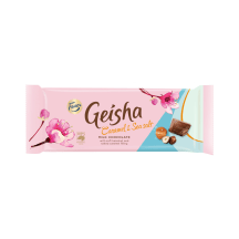 Šokolāde Geisha ar karameli un jūras s. 100g