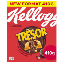 Dribsniai KELLOGG'S TRESOR CHOCO NUT, 410 g