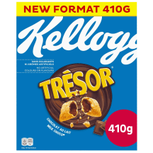 Dribsniai KELLOGG'S TRESOR MILK CHOCO, 410 g