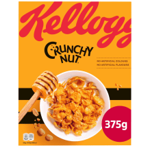 Brokastu pārslas Kelloggs Crunchy Nut 375g