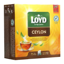 Aromatizuota juod. arbata LOYD Ceylon, 75x2g
