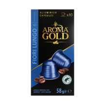 Kavos kapsulės AROMA GOLD FIORI LUNGO, 58 g