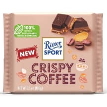 Tumšā šok. Ritter Sport Crispy Coffee 100g