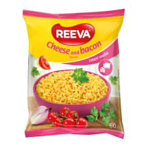 Kiirnuudlid juustu- ja peekonimait. Reeva 60g