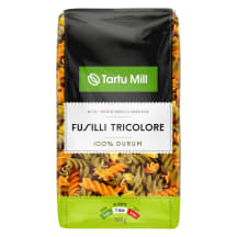 Durumnisupasta Fusilli Tricolore Tartu Mill500g