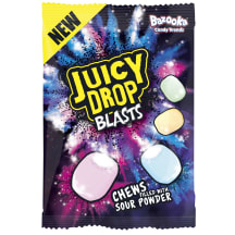 Košļājamās konfektes Juicy Drop Blasts 120g