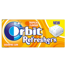 Košļ. gumija Orbit Refreshers Tropical 15,6g