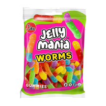 Želejkonfektes Sour Worms 100g