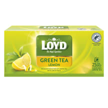 Žalioji arbata LOYD LEMON, 25 x 1,5 g