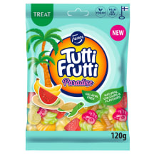 Paradise kommikott, TUTTI FRUTTI, 120 g