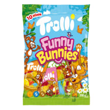 Kummikommid Trolli Funny Bunnies 200g