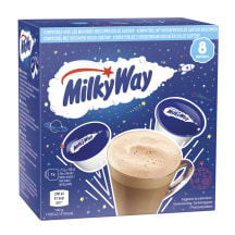 Karstās šokolādes kapsulas MilkyWay 8x15g