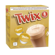 Karstās šokolādes kapsulas Twix 8x15g