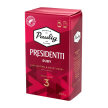 Kohv jahvatatud Paulig Presidentti Ruby 500g