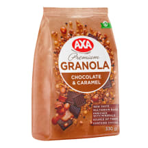 Granola müsli šokolaadiga karamellimaitseline Axa 330g