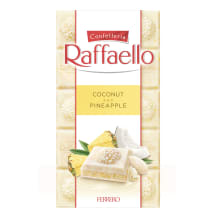 Valge šokolaadi tahvel ananassi maitsega Raffaello 90g