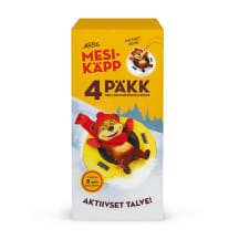 Kommipakk Mesikäpp 4Päkk  -Talv, KALEV, 420 g