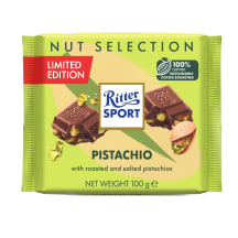 Piimašokolaad pistaatsia pähklitega Ritter Sport 100g