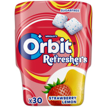 Närimiskumm Orbit Refreshers Strawberry Lemon magusainetega 67g