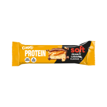 Proteiinibatoon Protein Soft maapähkli-karamelli Corny magusainetega 45g