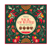 Kommiassortii Pergale Magic of Winter Milk 114g