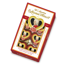 Šokolaadikompvekid Mozart Südamed 80g