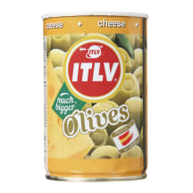 Žaliosios alyvuogės su sūrio įdaru ITLV, 300g