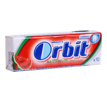 Närimiskumm Watermelon suhkruvaba, ORBIT, 14 g