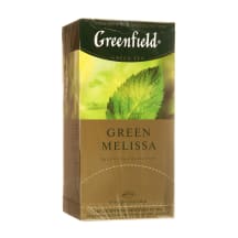 Žal. arbata GREENFIELD GREEN MELISSA, 25 pak.