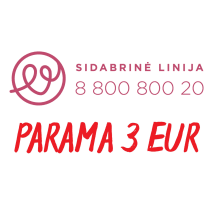 3 Eur parama „Sidabrinei linijai“