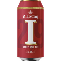 Õlu A.Le Coq I 2,9%vol 0,5l prk