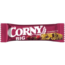 Graudaugu batoniņš Corny Big ar dzērvenēm 50g