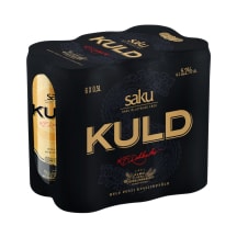 Õlu Saku Kuld 5,2%vol 0,5l purk 6-pakk