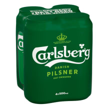 Õlu Carlsberg 5% 0,5l purk 4-pakk