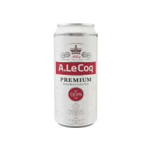 Alk.vaba õlu A.Le Coq Premium 0,5l prk