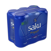 Õlu Originaal 6-pakk, SAKU, 6 x 500 ml purk