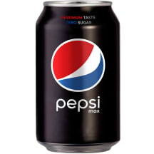 Gāz. dzēriens Pepsi Max ar saldinātāju 0,33l